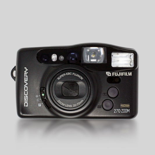 Fujifilm Discovery 270 Zoom - 35mm Film Camera - Vintage Point and Shoot - Sidekick Camera