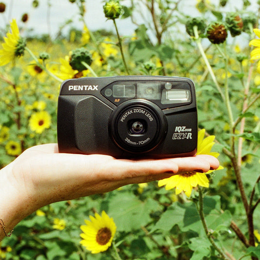 Pentax IQ Zoom - 35mm Film Camera - Vintage Point and Shoot - Sidekick Camera