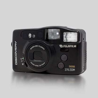 Fujifilm Discovery 270 Zoom - 35mm Film Camera - Vintage Point and Shoot - Sidekick Camera