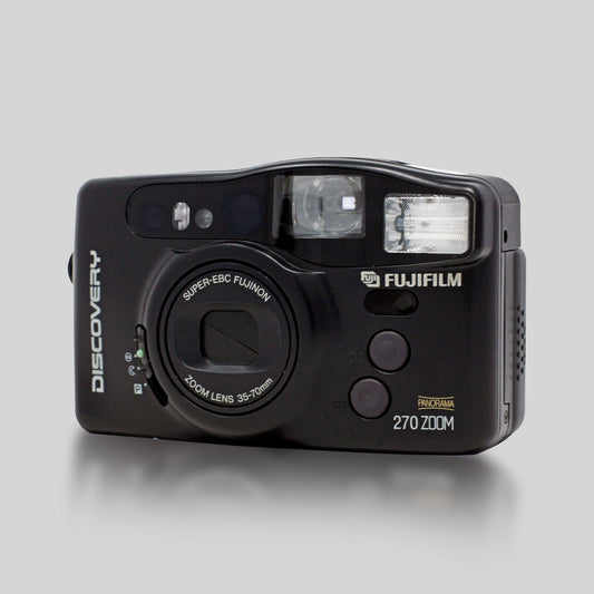 Fujifilm Discovery 270 Zoom - 35mm Film Camera - Vintage Point and Shoot - Sidekick Camera