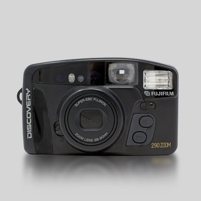 Fujifilm Discovery 290 Zoom - 35mm Film Camera - Vintage Point and Shoot - Sidekick Camera