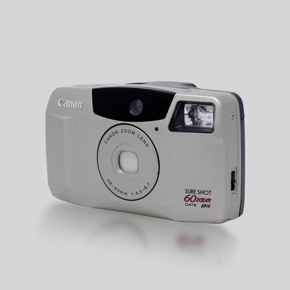 Canon Sure Shot 60 Zoom - 35mm Film Camera - Vintage Point and Shoot - Sidekick Camera