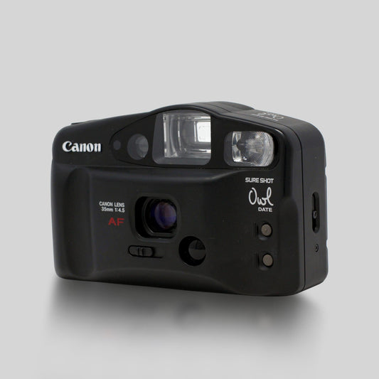 Canon Sure Shot Owl - 35mm Film Camera - Vintage Point and Shoot - Sidekick Camera