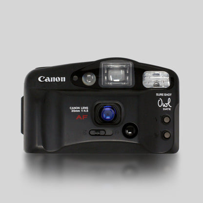 Canon Sure Shot Owl - 35mm Film Camera - Vintage Point and Shoot - Sidekick Camera