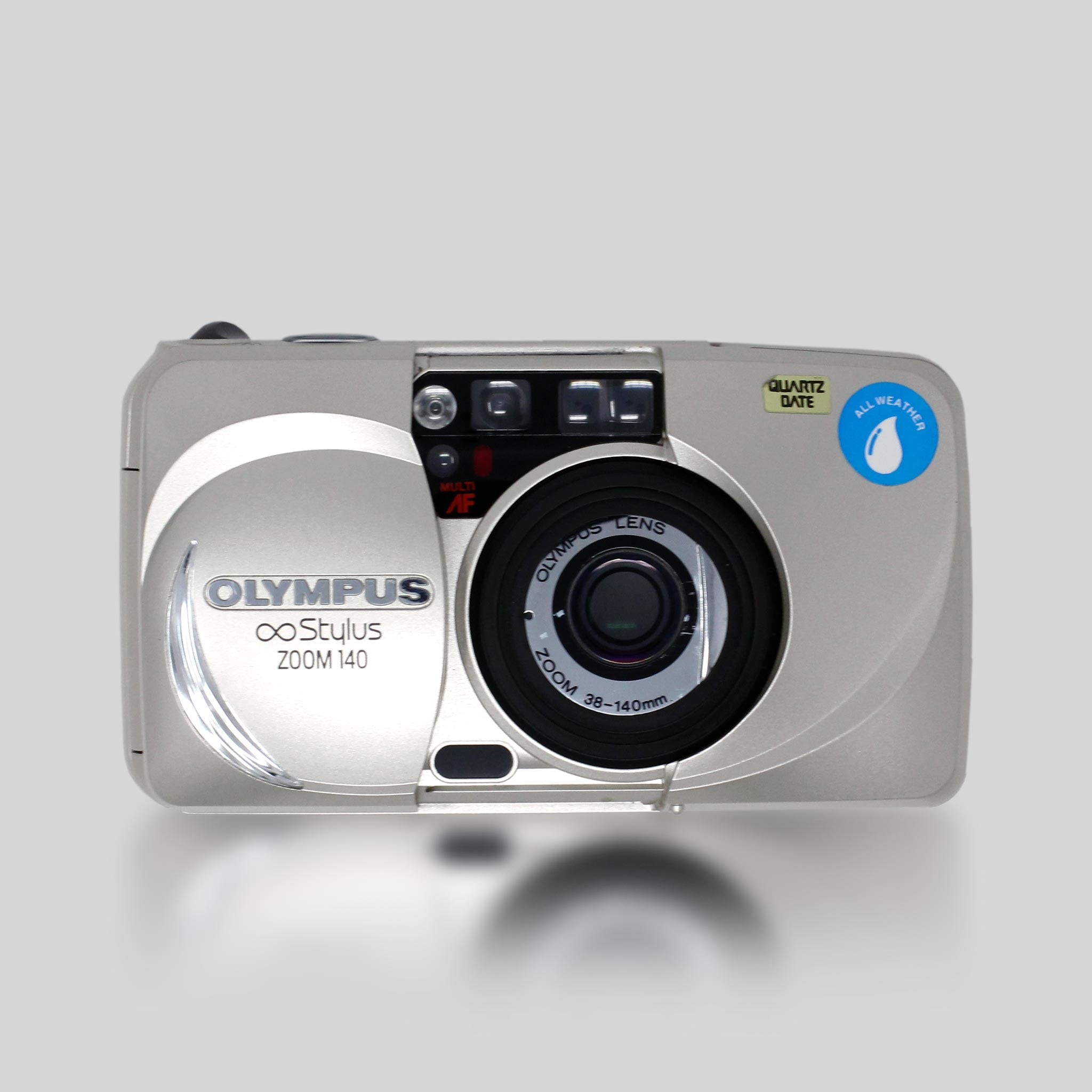 Olympus Stylus Zoom 140 - 35mm Film Camera - Vintage Point and 